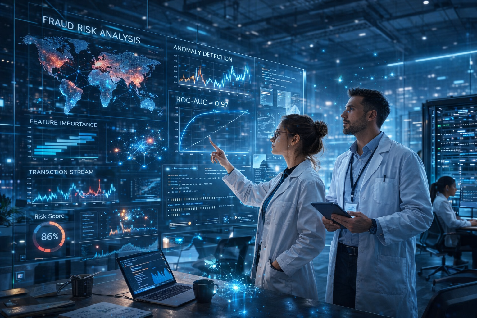 Laboratorio de inteligencia artificial con an&aacute;lisis cient&iacute;fico y modelos de fraude